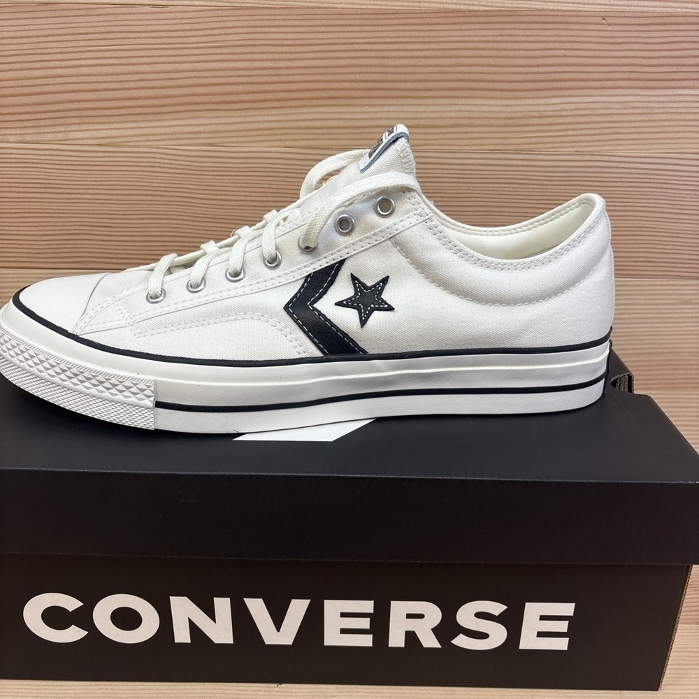 Converse Star Player 76 Men's Sz 13 Sneaker A01608C "Vintage White/Black"